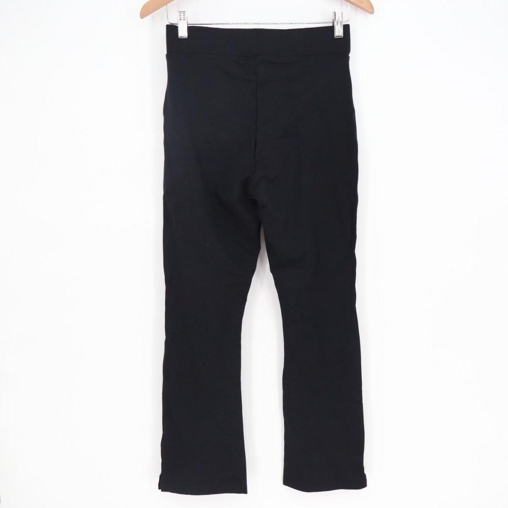 American Giant Ponte Kick Flare Pants Womens 6 Black Modal Stretch Streetwear - Picture 3 of 6